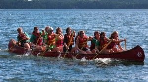 Canoeing at Camp Nicolet 